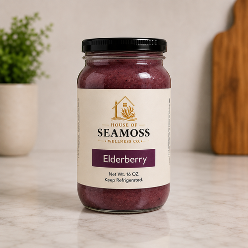 Elderberry Sea Moss Gel – 16 oz
