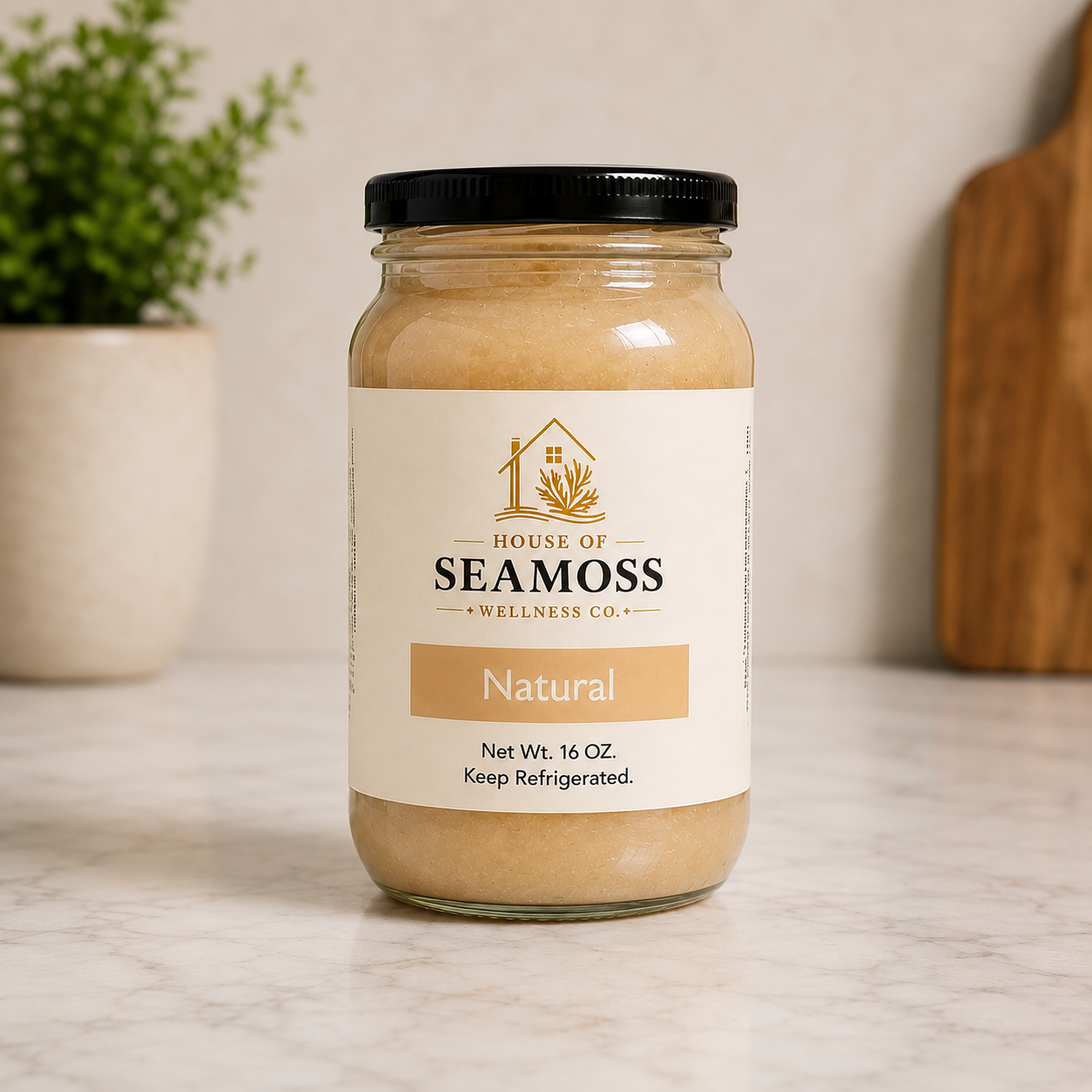 Natural Sea Moss Gel – 16 oz